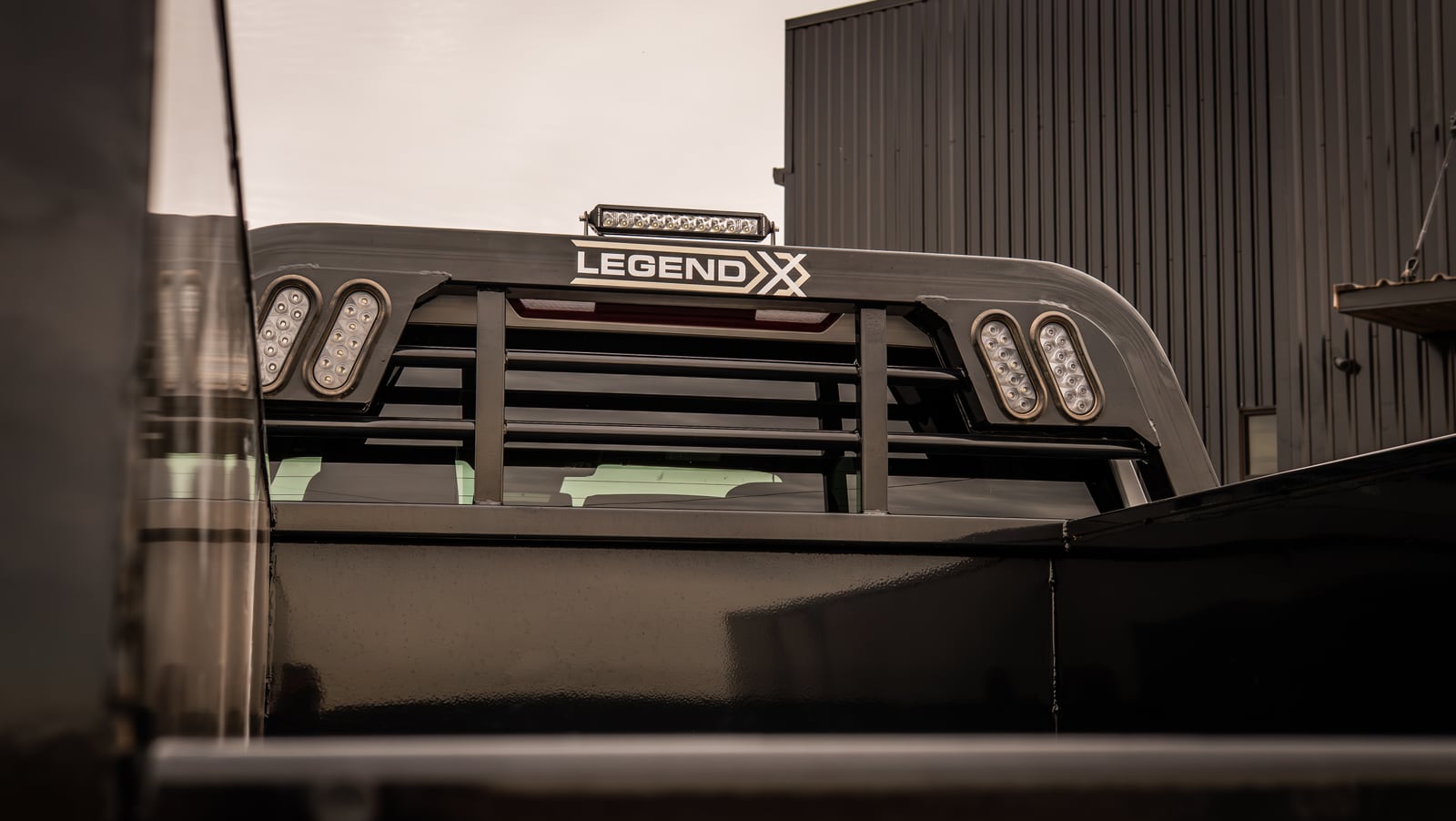 Legend X Titan headache rack and integrated lighting.